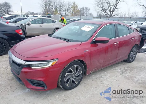 2022 Honda Insight Touring из США, поврежденный, VIN 19XZE4F95NE005635